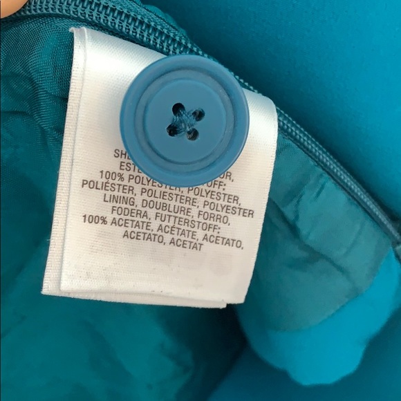 Anthropologie Cropped Teal Blouse - Picture 4 of 4